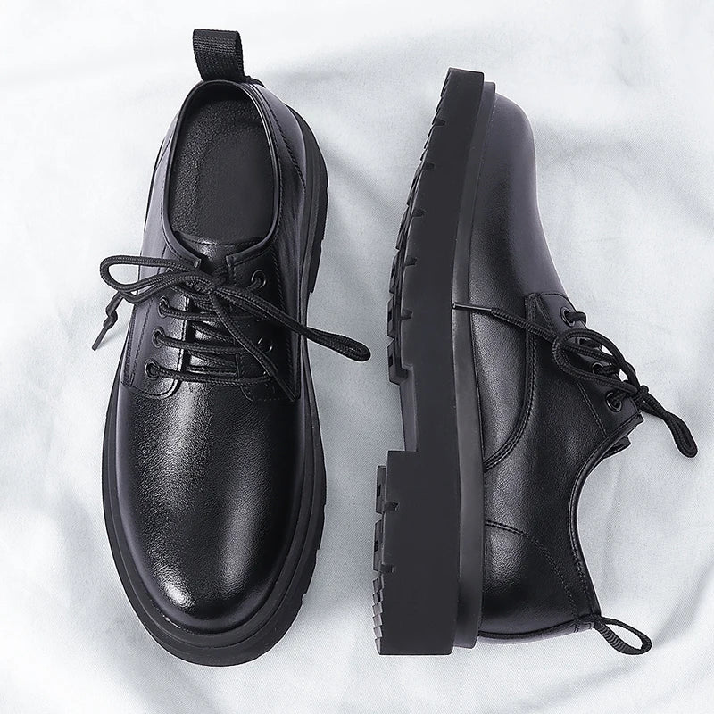 Casual Leather Men's Formal Dress Footwear Anti Slip Leisure Oxford Shoes Versatile Male Sneakers Outdoor Walking Shoes Trainers