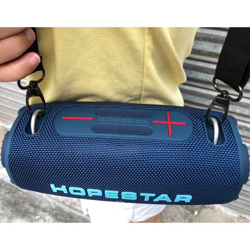 Hopestars LPX6 Waterproof Speaker Portable Column TWS Stereo Wireless Subwoofers With RGB Light TF FM Caixa De Som Bluetooth H50