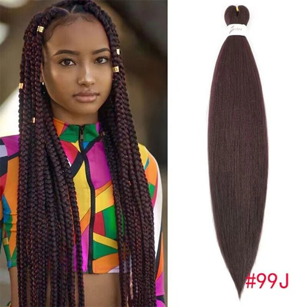 20inch 26inch Synthetic Braiding Hair Ombre Braiding Hair Packs Jumbo Braid Hair For Women Wholesale 613# 99j 27# 30#