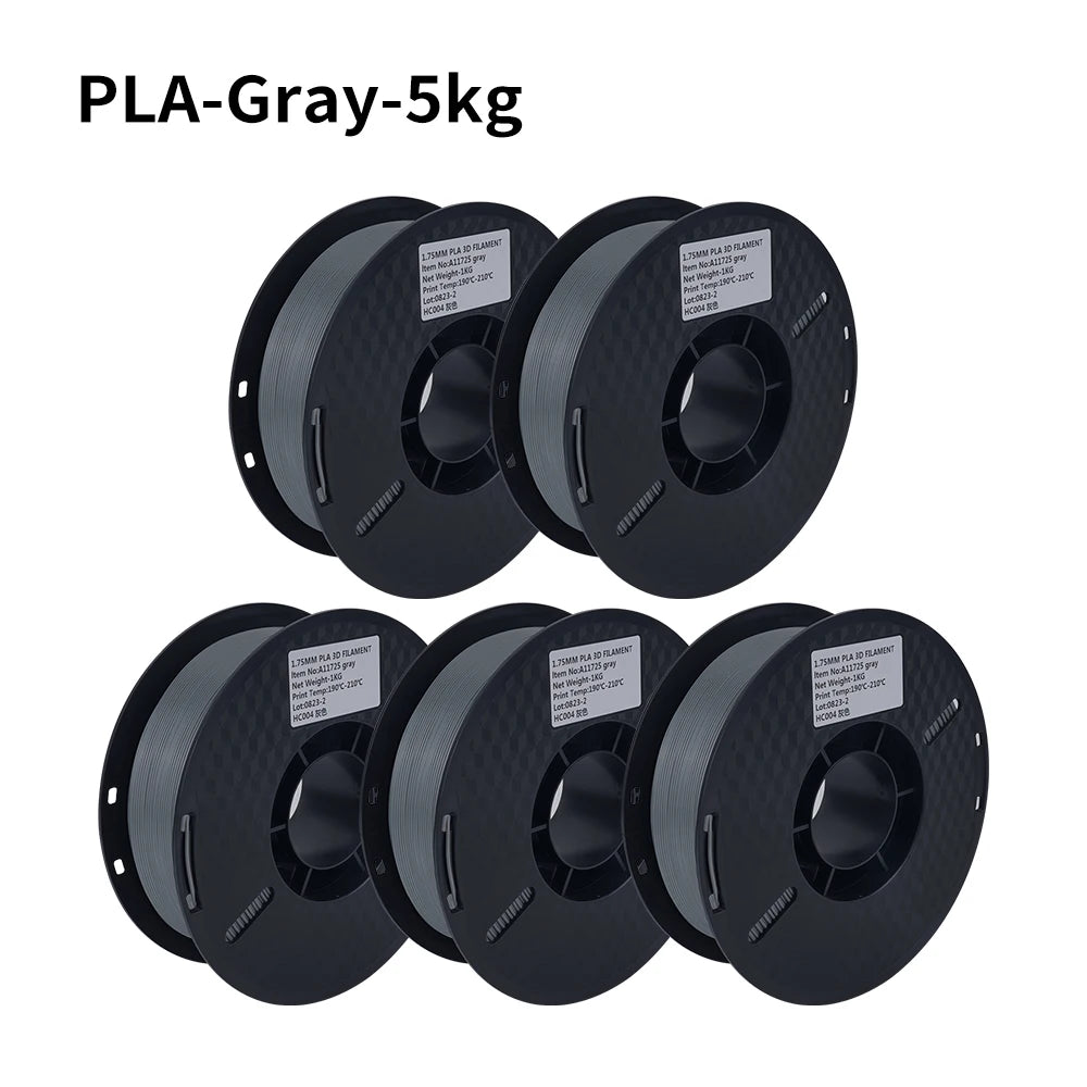 KEEPANG 5KG Filament 1.75mm PLA Vacuum Package No Bubble black White A Variety of Colors Fast Ship 3d printer Accessories