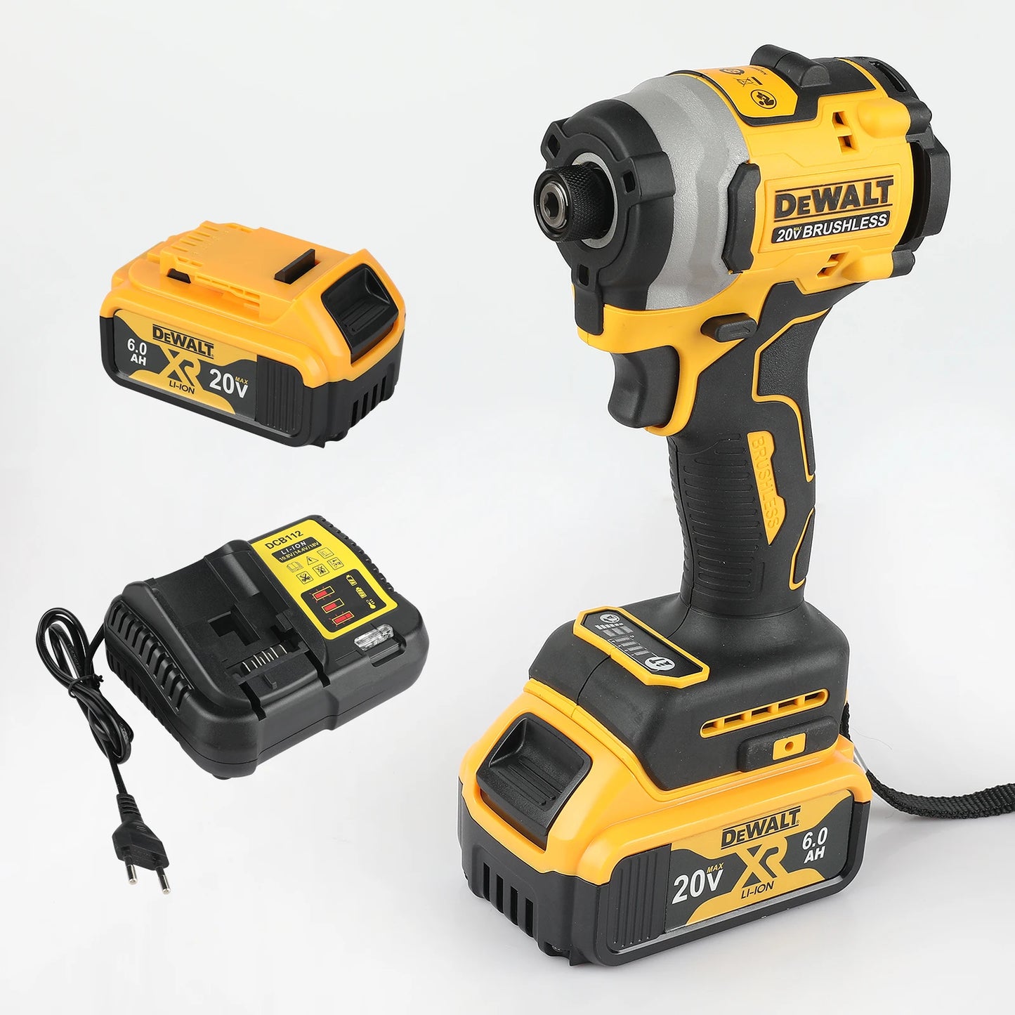 Dewalt DCF850 Rechargeable Cordless 20V electric screwdriver, Lithium Electric Battery, Power Tools, Original Large Torque