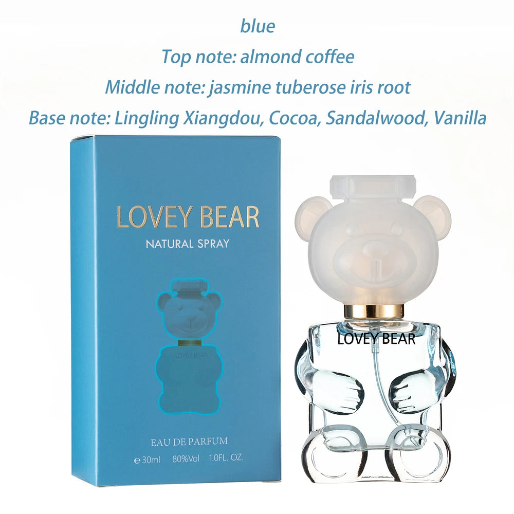 Cute Bear Women Eau De Parfum Spray High Quality Elegant Perfume Lasting Love Fragrance Musk Pheromone Light Men‘ Fragrance