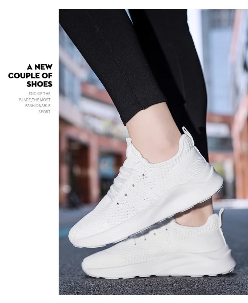 Women Casual Shoes Fashion Breathable Walking Mesh Flat Sneakers 2024 Anti-slip Vulcanized Shoe Female Footwear Size 36-42