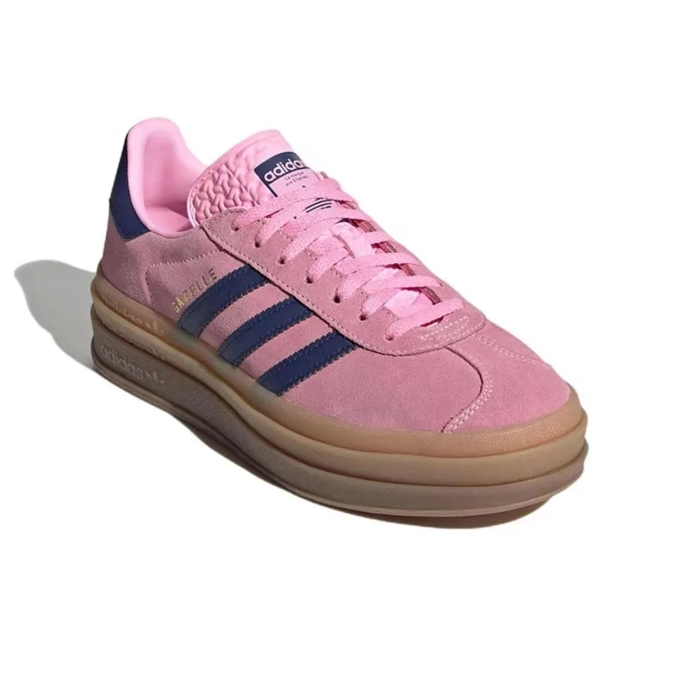 Adidas Gazelle Bold "Miami" Men's and Women's Unisex Skateboard Casual Classic Low-Top Retro Sneakers Shoes