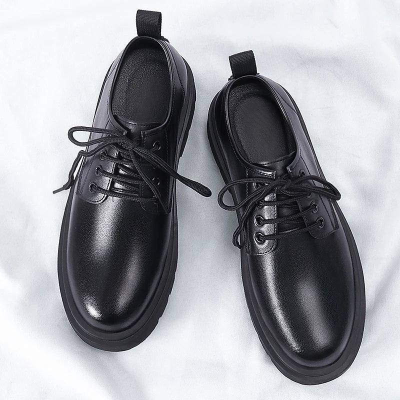 Casual Leather Men's Formal Dress Footwear Anti Slip Leisure Oxford Shoes Versatile Male Sneakers Outdoor Walking Shoes Trainers