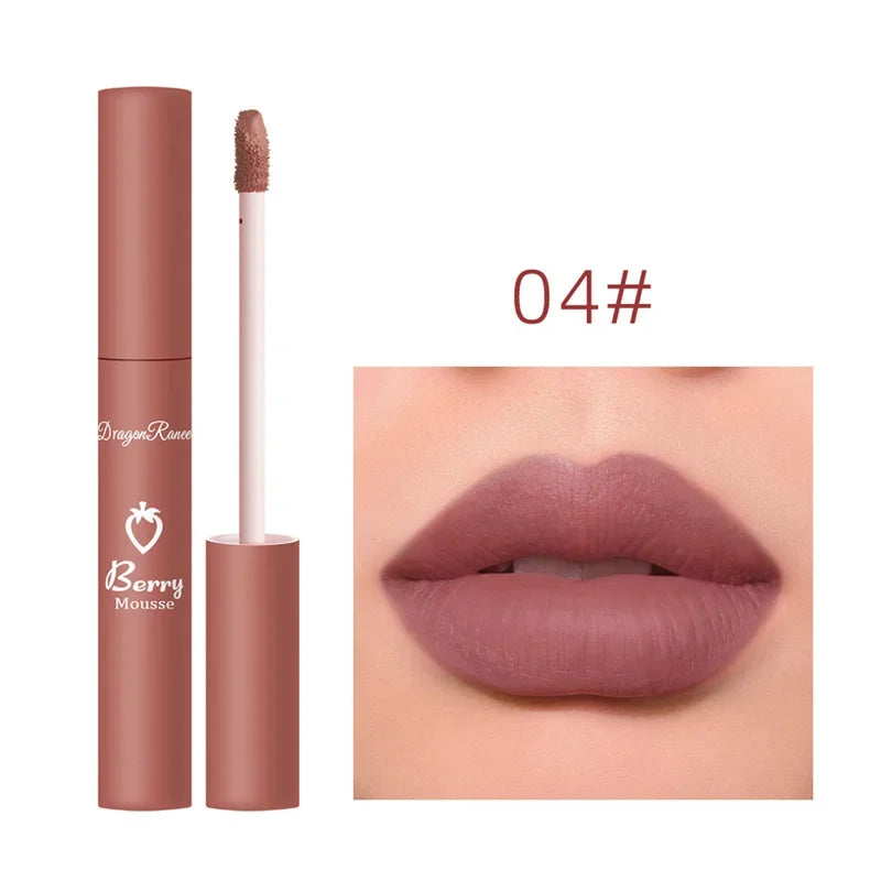 Liquid Lipstick Sexy Long Lasting Lipgloss Moisturizing Matte Velvet Lip Glaze Waterproof Non-marking Natural Lips Makeup Tint