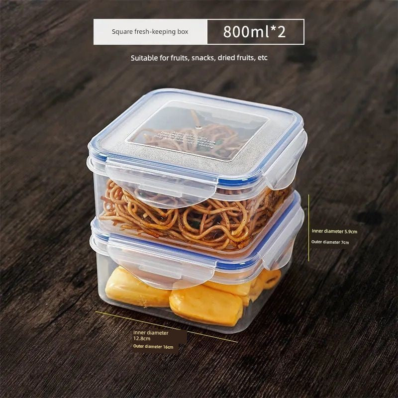 Small Size Plastic Fruit Microwave Oven Canteen Crisper