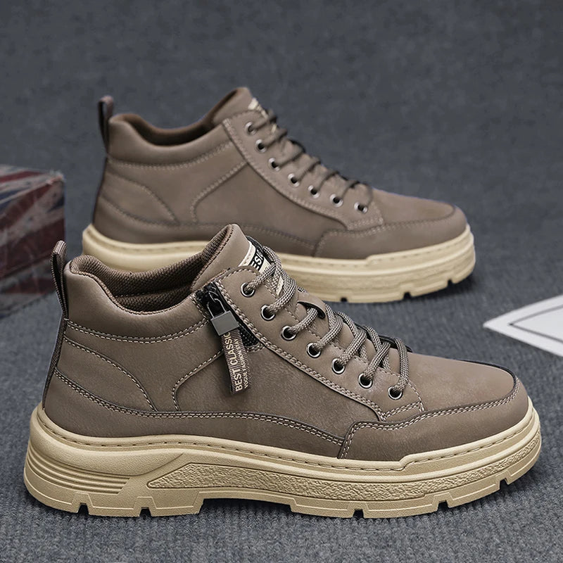 CYYTL Mens Boots Casual Winter Shoes Ankle Leather Cowboy Combat Tactical Chelsea Hiking Outdoor Designer Luxury Sneakers Tennis