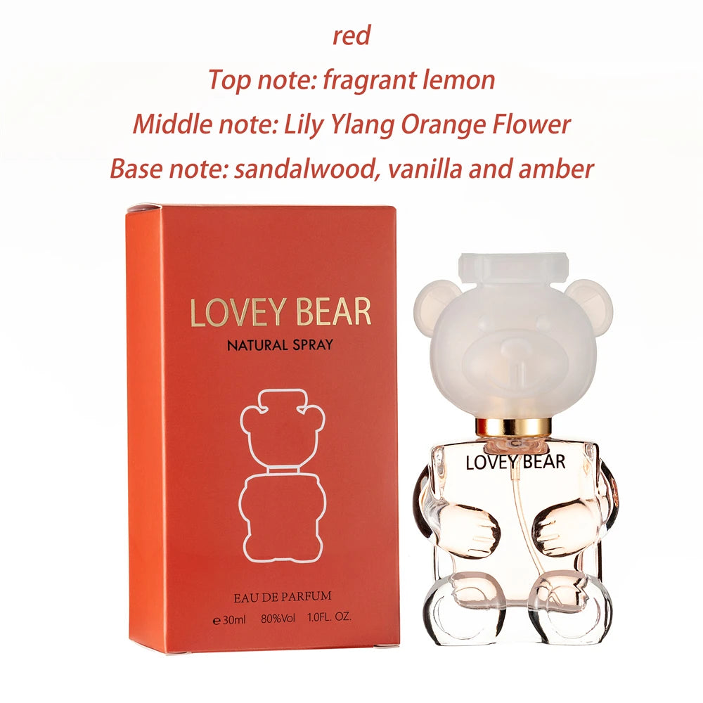 Cute Bear Women Eau De Parfum Spray High Quality Elegant Perfume Lasting Love Fragrance Musk Pheromone Light Men‘ Fragrance