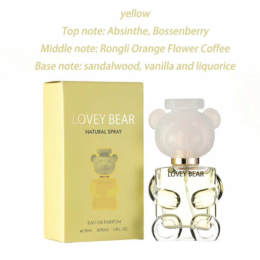 Cute Bear Women Eau De Parfum Spray High Quality Elegant Perfume Lasting Love Fragrance Musk Pheromone Light Men‘ Fragrance