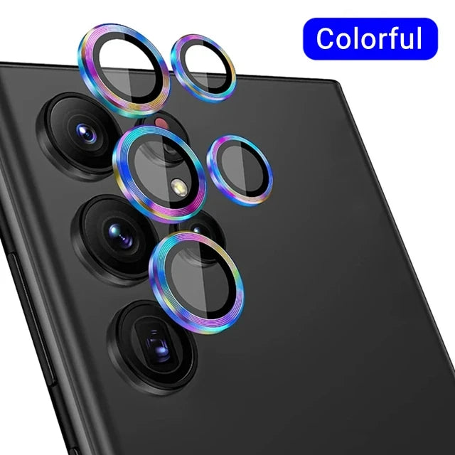 For Samsung Galaxy S24 Ultra cool color diamond glass drop-proof phone camera protective case Suitable for Samsung S23 Ultra