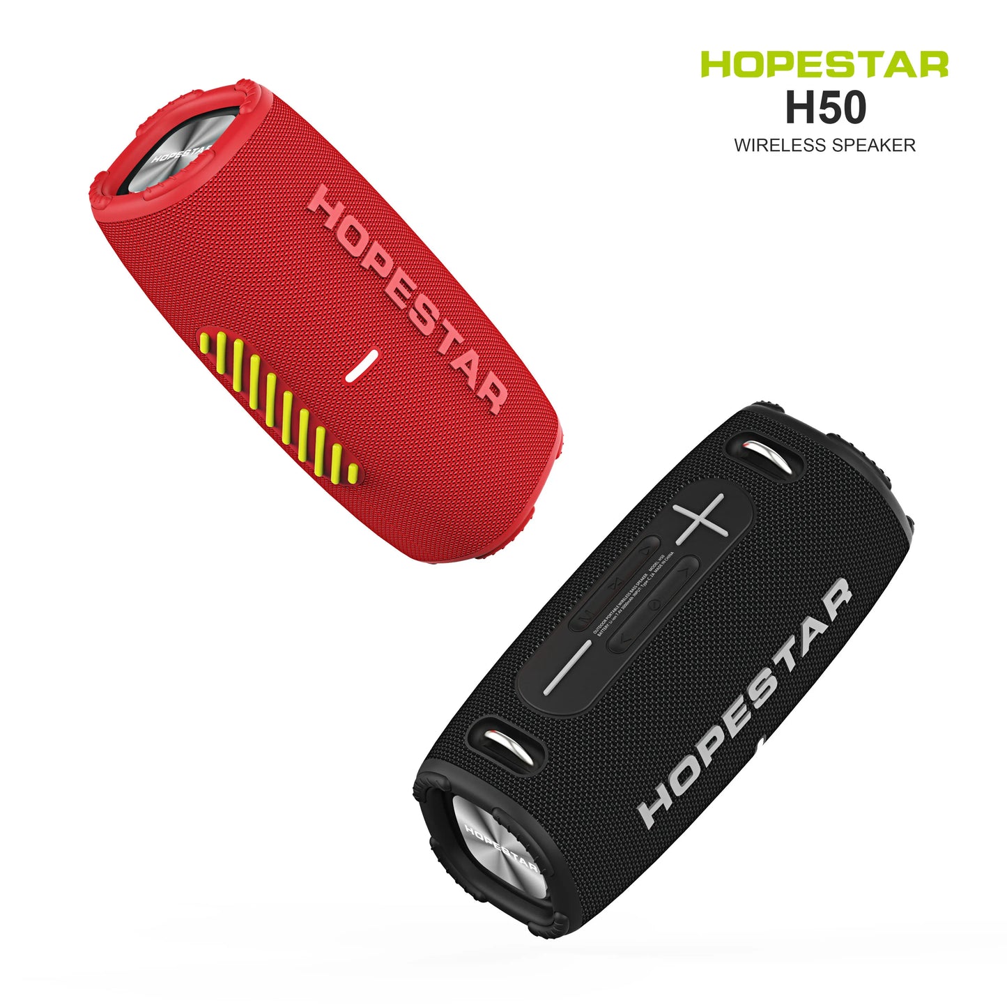 Hopestars LPX6 Waterproof Speaker Portable Column TWS Stereo Wireless Subwoofers With RGB Light TF FM Caixa De Som Bluetooth H50