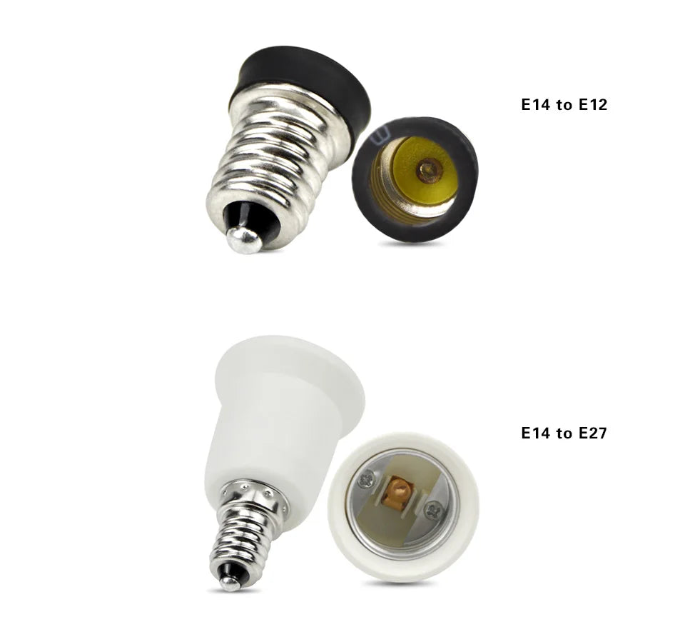 1PCS E27 Male to E14 G9 E12 B22 G4 MR16 GU10 Female Lamp Base Lamp Holder Converter Socket Adapter For LED Corn Bulb light