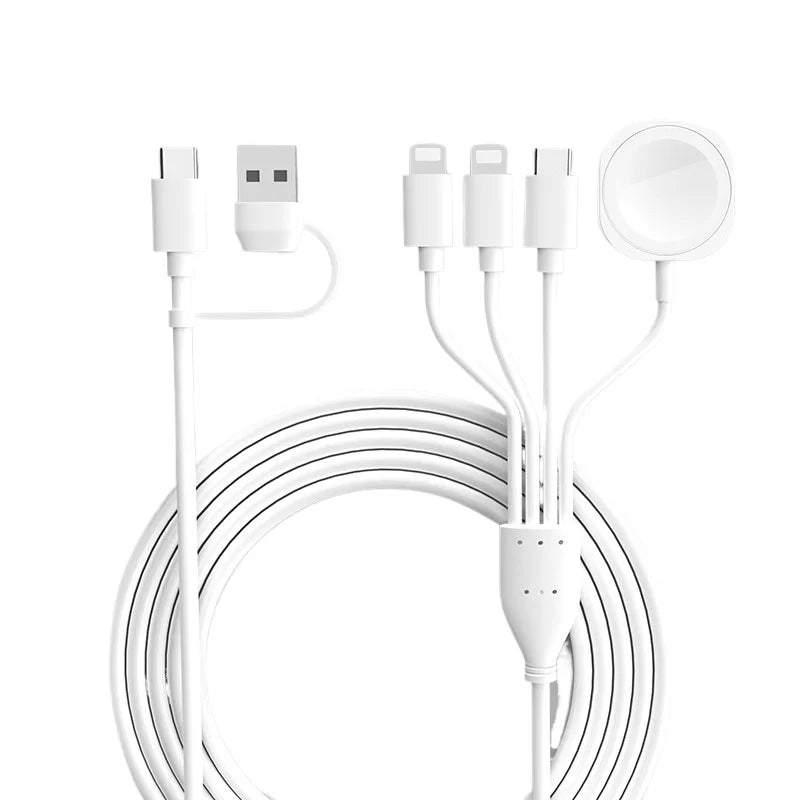 4-In-2 Usb Charging Data Cable For Iphone Watch Charger Iphone Magnetic Cable Iwatch Type-C Fast Charging Cable High-Quality