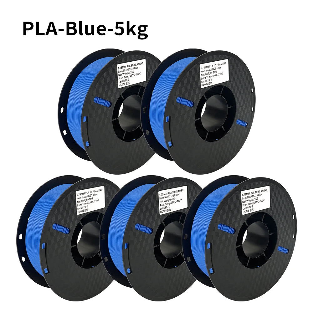 KEEPANG 5KG Filament 1.75mm PLA Vacuum Package No Bubble black White A Variety of Colors Fast Ship 3d printer Accessories