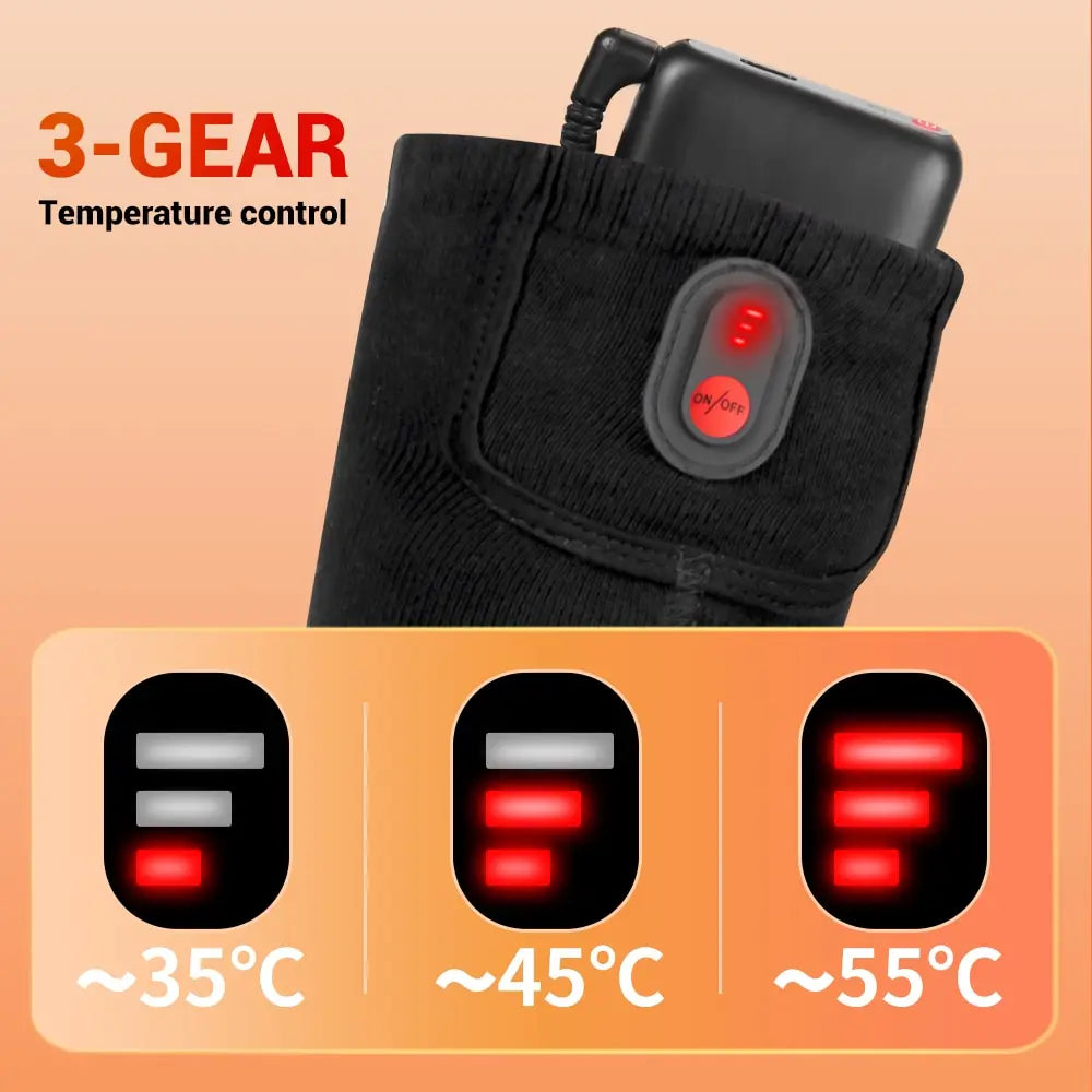 Heated Socks Man Winter Rechargeable Outdoor Sport Thermal Heated Foot Warmer Ski Sports Heated Socks Warm Snowmobile Skiing