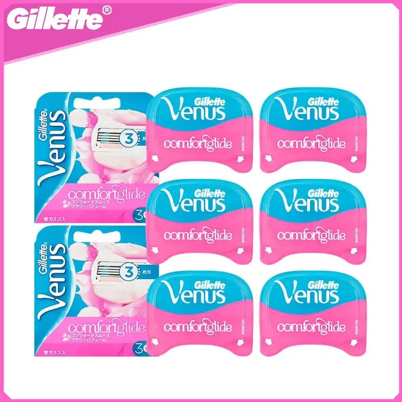 Gillette Venus Women Razor Blade with Spa Soap 3 Layer Sharp Shave Blade Lady Body Curve Replacement Blade Heads Gifts