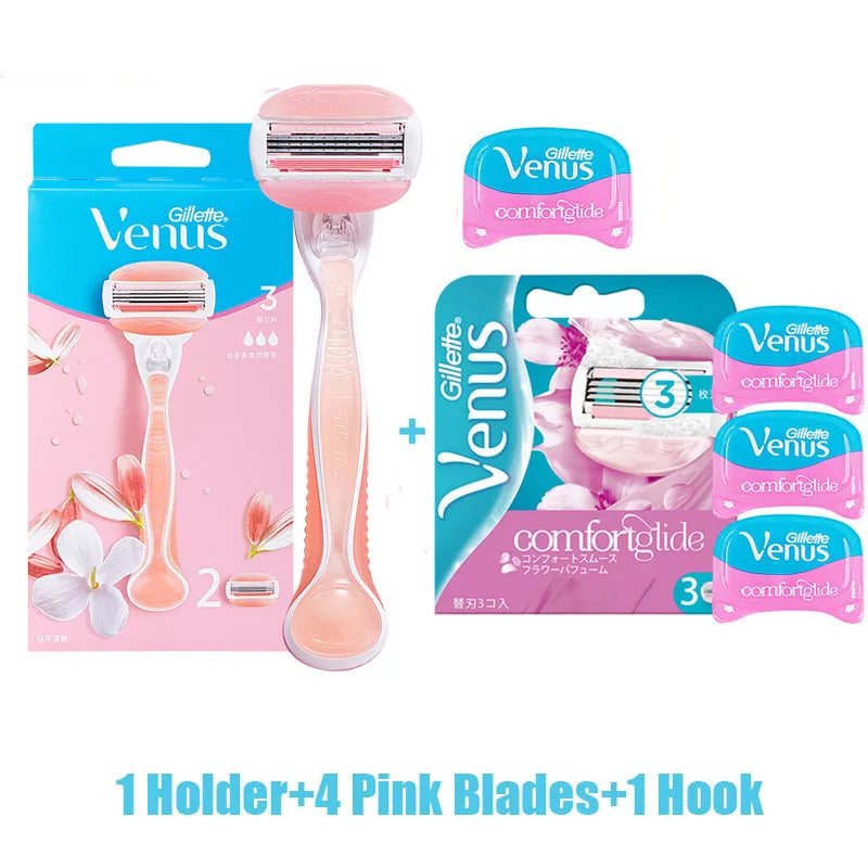 Gillette Venus Safety Razor for Women Face Arm Leg Hair Machine for Shaving Shaver 3/5 Layers Razor Blades Barber Shaving Razor