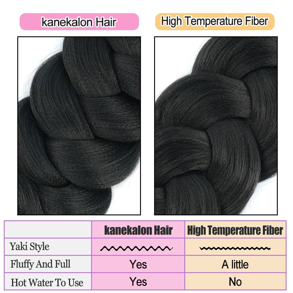 Girls Xpression Crochet Hair Kanekalon Braiding Hair Jumbo Braids Hair Extensions For Women Pre Stretched Synthetic Hair Bundles