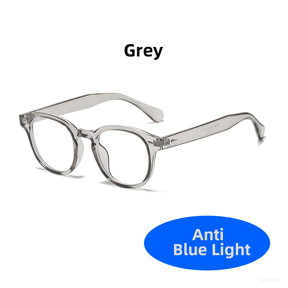 Classic Square Black Blue Light Blocking Glasses 2024 Men Vintage CLear Bluelight Lens Eyeglasses Frame Women